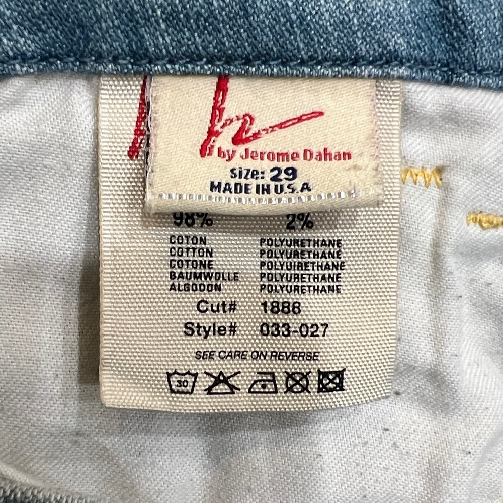 Citizens of Humanity Carpenter Crossroad Cropped Distressed Jeans Size 29 FLAWED - Picture 9 of 14